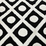 350 x 250cm Black and White Modern Turkish Machine Made Area Rug - Image 6