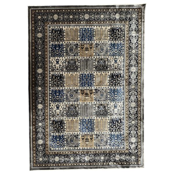 350 x 250cm Persian Bakhtyari Design Grey Soft Quality Area Rug