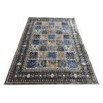 350 x 250cm Persian Bakhtyari Design Grey Soft Quality Area Rug - Image 3