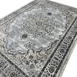 350 x 250cm Persian Vintage Tabriz Design Grey Machine Made Area Rug - Image 5