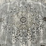 350 x 250cm Persian Vintage Tabriz Design Grey Machine Made Area Rug - Image 6
