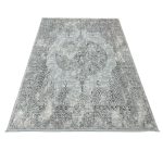 350 x 250cm Persian Vintage Medallion Design Grey Machine Made Area Rug - Image 2