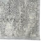 350 x 250cm Persian Vintage Medallion Design Grey Machine Made Area Rug - Image 4