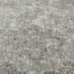 350 x 250cm Persian Vintage Medallion Design Grey Machine Made Area Rug - Image 6