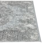 350 x 250cm Persian Vintage Medallion Design Grey Machine Made Area Rug - Image 7
