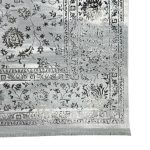 350 x 250cm Vintage Afghan Chobi Design Grey Machine Made Rug - Image 4