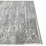 350 x 250cm Vintage Afghan Chobi Design Grey Machine Made Rug - Image 7