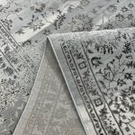 350 x 250cm Vintage Afghan Chobi Design Grey Machine Made Rug - Image 8