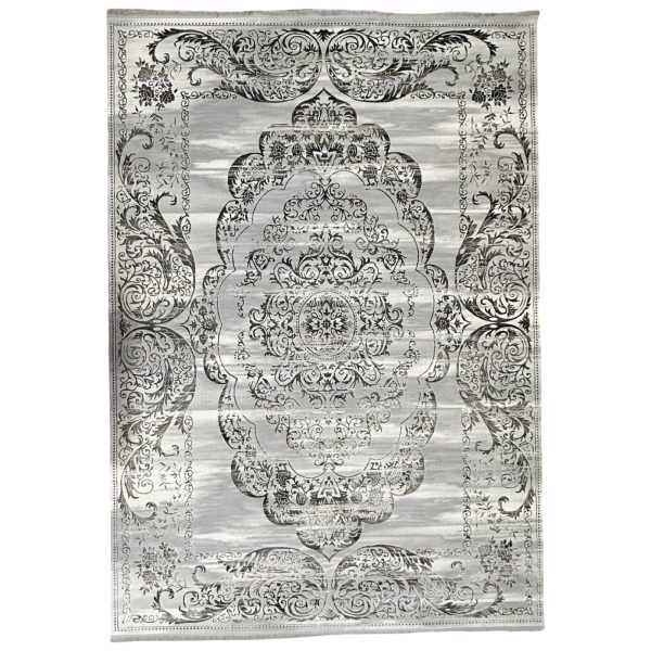 350 x 250cm Persian Kerman Design Vintage Look Grey Area Rug