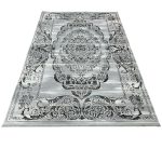 350 x 250cm Persian Kerman Design Vintage Look Grey Area Rug - Image 2
