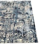 350 x 250cm Soft Machine Woven Turkish Rug in Gray and Blue - Image 8