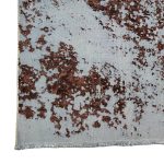 277 × 186cm Ultra Vintage Hand Knotted Persian Rug – Rust & Ivory Distressed Design - Image 7