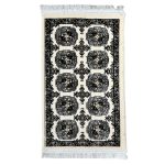 90 x 60 cm Cream Bukhara Design Accent Rug