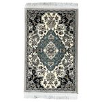90 x 60 cm Persian Kashan Design Machine Made Rug