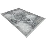 300 x 200cm Minimal Moroccan Diamond Textured Rug – Soft Neutral Tone - Image 3