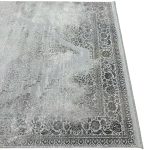 300 x 200cm Minimal Moroccan Diamond Textured Rug – Soft Neutral Tone - Image 8
