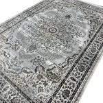 300 x 200cm Persian Vintage Mashad Design Grey And Silver Rug - Image 5
