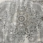 300 x 200cm Persian Vintage Mashad Design Grey And Silver Rug - Image 6