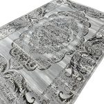 300 x 200cm Turkish Big Medallion Design Grey Runner Rug - Image 5