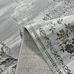 300 x 200cm Turkish Big Medallion Design Grey Runner Rug - Image 8