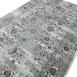 300 x 200cm Persian Vintage Chobi Design Grey Rug - Image 5