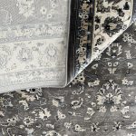 300 x 200cm Persian All Over Afshar Design Grey Rug - Image 8