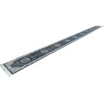 1000 x 80cm Grey Persian Isfahan Design Long Runner Rug