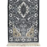 1000 x 80cm Grey Persian Classic Style Extra Long Runner Rug - Image 6