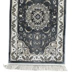 1000 x 80cm Grey Persian Isfahan Design Long Runner Rug