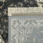 1000 x 80cm Grey Persian Isfahan Design Long Runner Rug