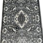 1000 x 80cm Grey Persian Classic Style Extra Long Runner Rug - Image 5