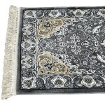 1000 x 80cm Grey Persian Classic Style Extra Long Runner Rug - Image 7