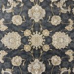 150 × 100cm Regal Bloom Grey & Ivory Traditional Rug - Image 4