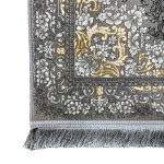 150 × 100cm Low-Contrast Grey Persian Floral Rug - Image 6