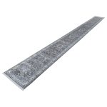 800 x 80cm Grey Persian Hallway Extra Long Runner Rug - Image 2