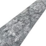 800 x 80cm Light Grey Vintage Design Runner Rug - Image 4