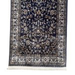 800 x 80cm Navy All over Design Long Runner Rug