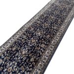 800 x 80cm Navy All over Design Long Runner Rug