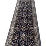 800 x 80cm Navy All over Design Long Runner Rug