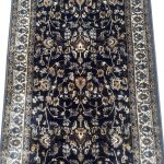 800 x 80cm Navy All over Design Long Runner Rug - Image 5