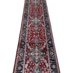 800 x 80cm Red Persian Heriz Design Long Runner Rug - Image 3
