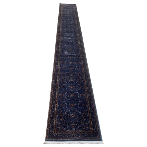800 x 80cm Blue All over Design Long Runner Rug