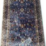 800 x 80cm Blue All over Design Long Runner Rug - Image 5