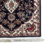 800 x 80cm Navy Kashan Design Long Runner Rug - Image 8
