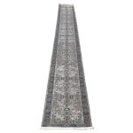 800 x 80cm Beige-Grey Vintage Distressed Long Runner Rug