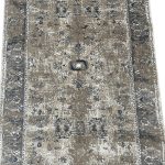 800 x 80cm Beige-Grey Vintage Distressed Long Runner Rug