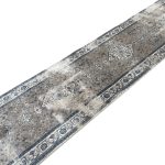 800 x 80cm Elegant Beige Vintage Style Long Runner Rug - Image 4