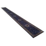 800 x 80cm Blue Oriental Medallion Design Long Runner Rug - Image 2
