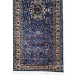 800 x 80cm Blue Oriental Medallion Design Long Runner Rug - Image 5