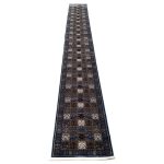 800 x 80cm Blue Bakhtiari Style Long Runner Rug